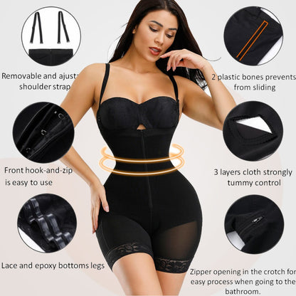 Bottom Zipper Waist And Hip Lift Corset