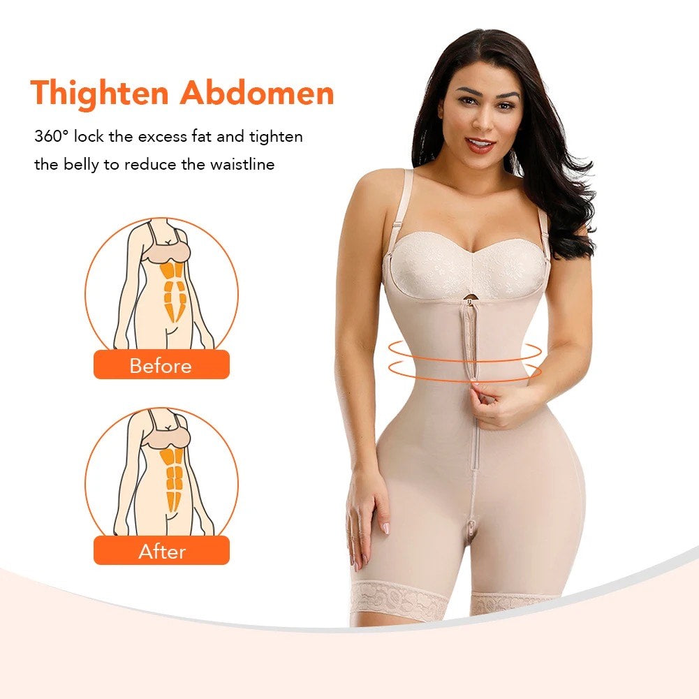 Bottom Zipper Waist And Hip Lift Corset