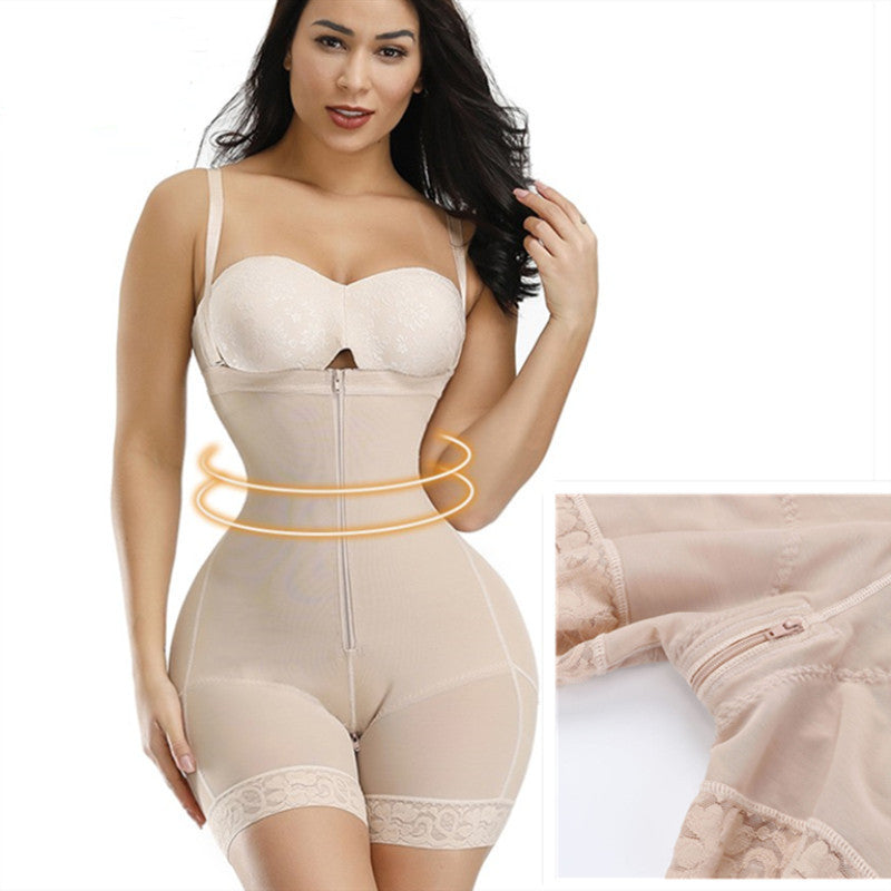 Bottom Zipper Waist And Hip Lift Corset